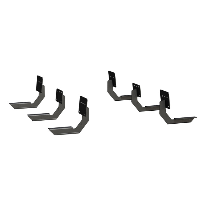 Luverne 277078-401633 Regal 7 Black Stainless 78in. Oval Side Steps; Select Ram 1500 - Truck Part Superstore