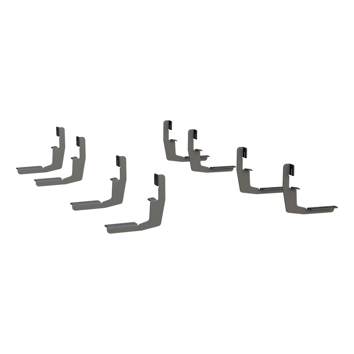 Luverne 277088-401445 Regal 7 Black Stainless 88in. Oval Side Steps; Select Silverado; Sierra Crew Cab - Truck Part Superstore
