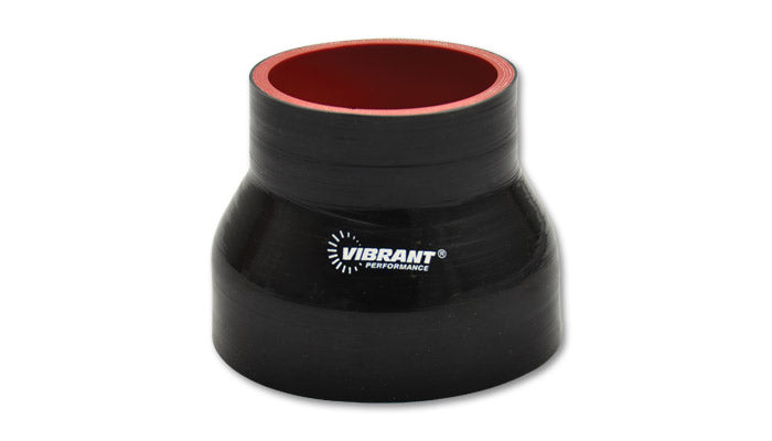 Vibrant Performance 2773 4 Ply Reducer Coupling; 2.75 in. x 3 in. x 3 in. Long; Black; - Truck Part Superstore