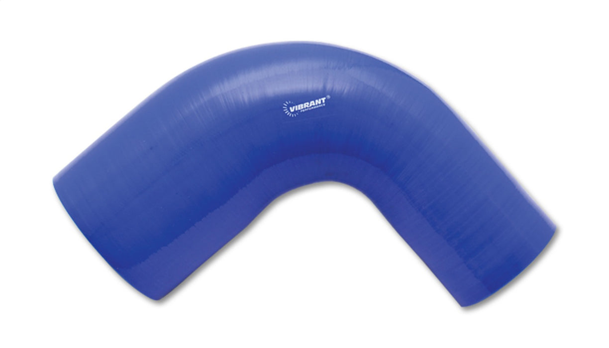 Vibrant Performance 2782B 4 Ply 90 Degree Reducer Elbow; 2.5 in. ID x 3 in. ID x 3.5 in. Leg Length; Blue; - Truck Part Superstore