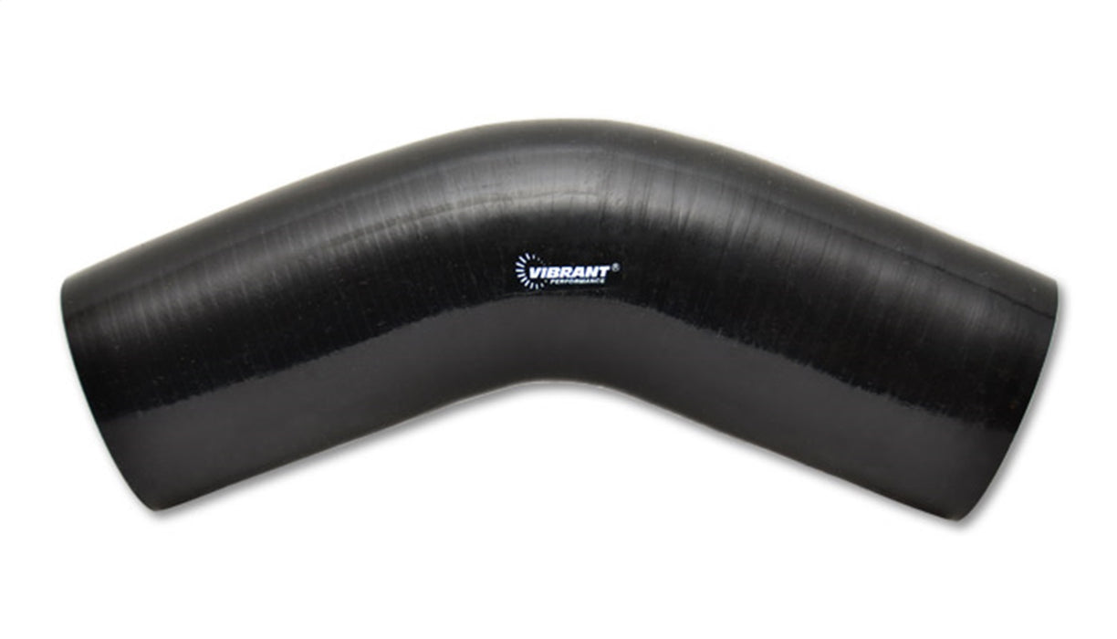 Vibrant Performance 27905 4 Ply 45 Degree Elbow; 1.625 in. I.D. x 5.00 in. Leg Length; Black; - Truck Part Superstore