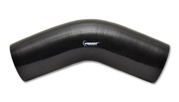 Vibrant Performance 27905 4 Ply 45 Degree Elbow; 1.625 in. I.D. x 5.00 in. Leg Length; Black; - Truck Part Superstore