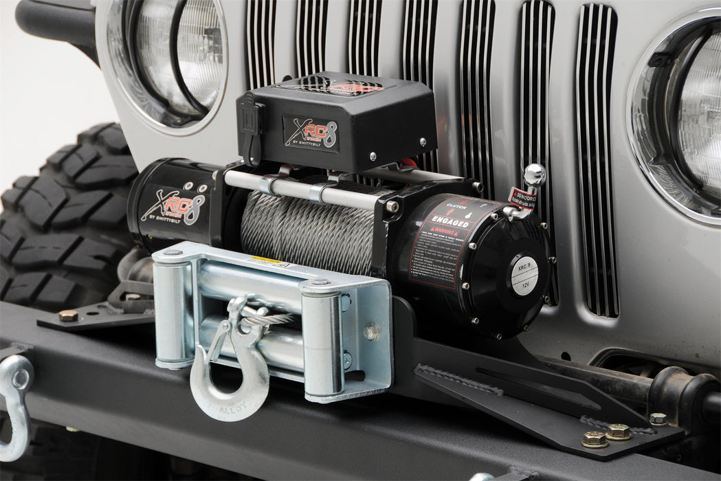 Smittybilt 2802 Winch Plate Raised Fits Aftermarket Bumpers 87-06 Wrangler YJ/TJ/LJ Smittybilt - Truck Part Superstore