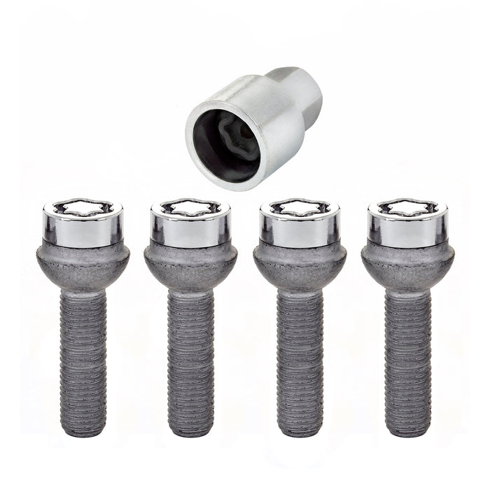 McGard 28023 Radius Seat Style Wheel Lock Bolts-Chrome - Truck Part Superstore