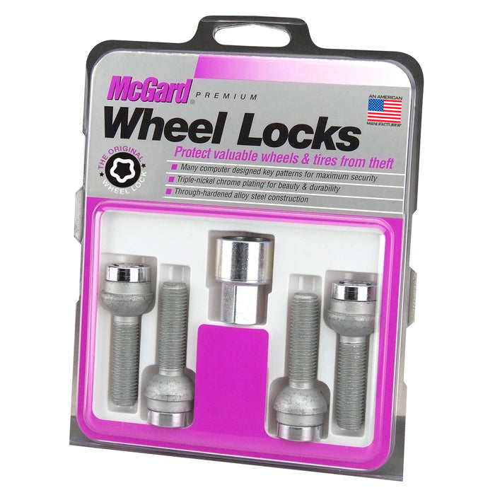 McGard 28023 Radius Seat Style Wheel Lock Bolts-Chrome - Truck Part Superstore