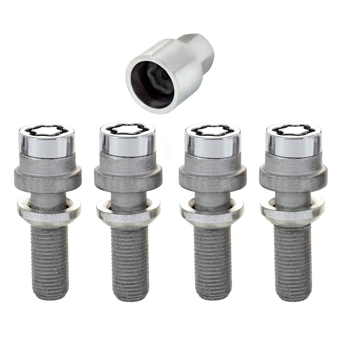 McGard 28032 Radius Seat Style Wheel Lock Bolts-Chrome - Truck Part Superstore