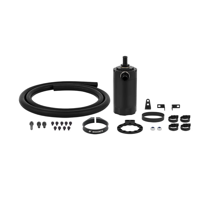 Mishimoto MMBCC-UNI-BK Mishimoto Baffled Oil Catch Can, Black - Truck Part Superstore