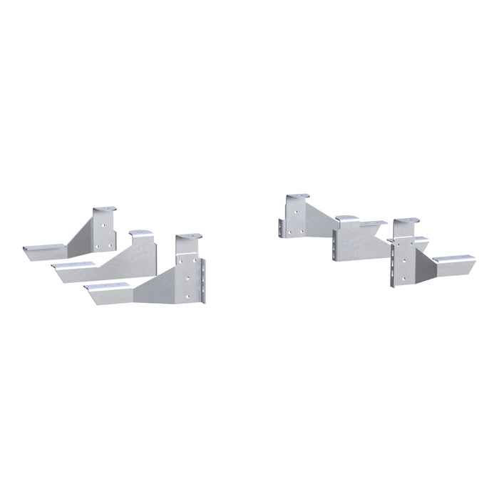 Luverne 281143-581143 Side Entry Steps-Black-Body Mount - Truck Part Superstore