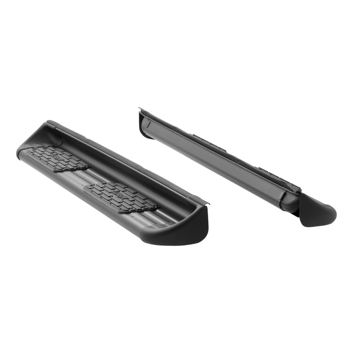Luverne 281442-581442 Side Entry Steps-Black-Rocker Mount - Truck Part Superstore