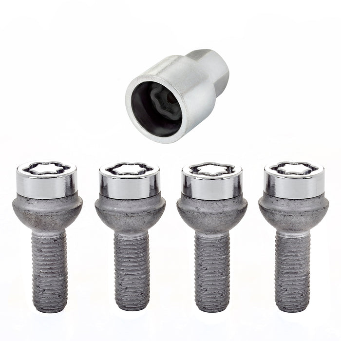 McGard 28172 Radius Seat Style Wheel Lock Bolts-Chrome - Truck Part Superstore