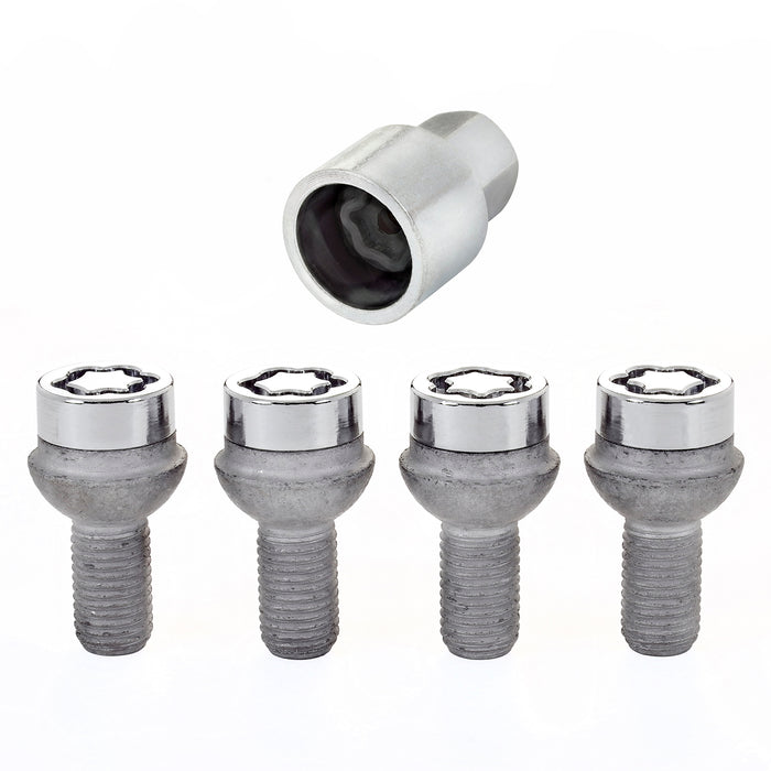 McGard 28176 Radius Seat Style Wheel Lock Bolts-Chrome - Truck Part Superstore