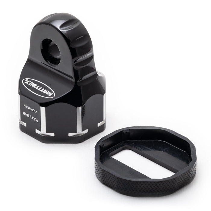 Smittybilt 2820 Winch Shackle Aluminum For 3/4 Inch and 7/8 Inch D-Rings Black Powdercoat Smittybilt - Truck Part Superstore