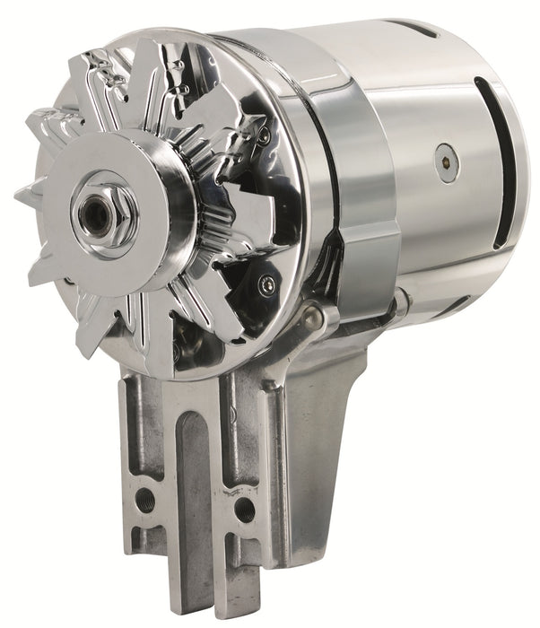 Powermaster Performance 282026 PowerGEN Alternator; Polished; Strap Mount; 60 Amp; 6V Positive Ground; - Truck Part Superstore