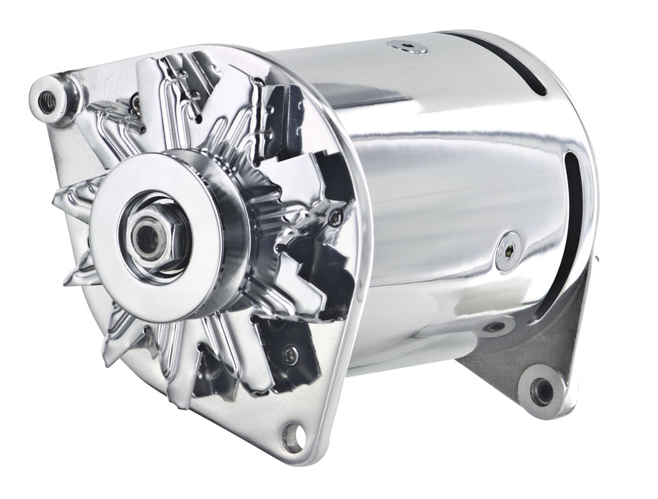 Powermaster Performance 282155 PowerGEN Alternator; Swing Mount; 90 Amp.; 65 Idle; 12V; Polished; - Truck Part Superstore