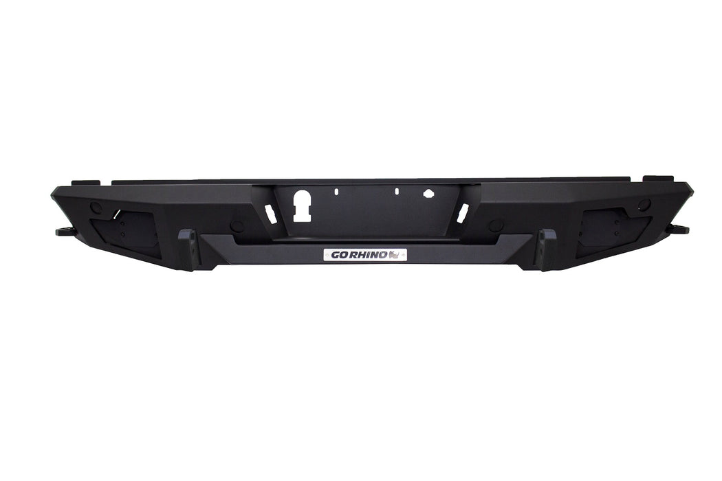 Go Rhino 28296T Heavy duty rear steel bumper replaces factory bumper - Truck Part Superstore