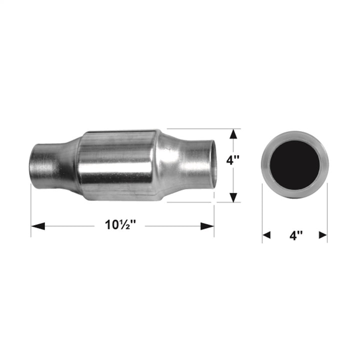 Flowmaster Catalytic Converters 2830125 Universal Catalytic Converter - Truck Part Superstore