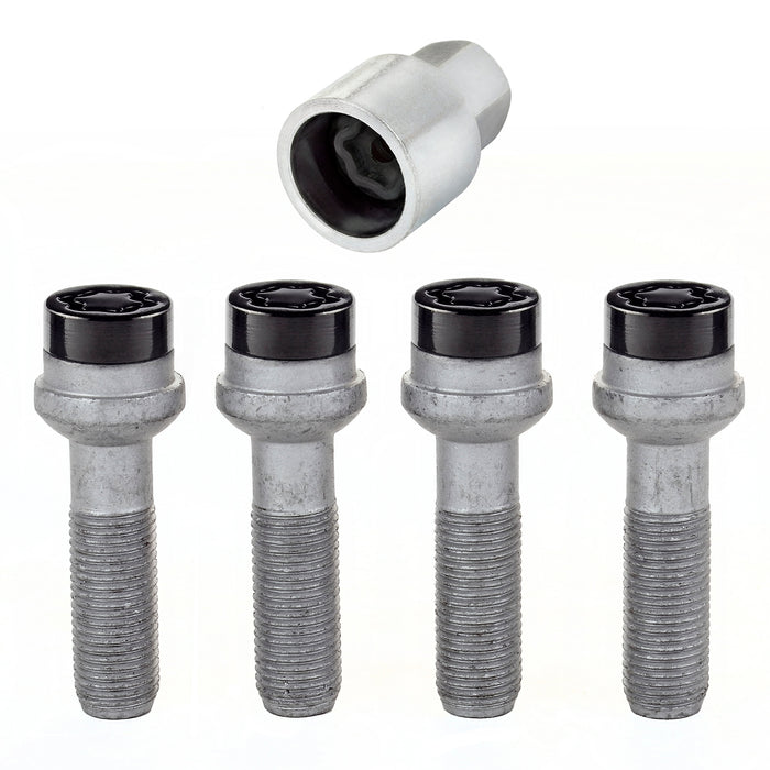 McGard 28317 Radius Seat Style Wheel Lock Bolts-Black - Truck Part Superstore
