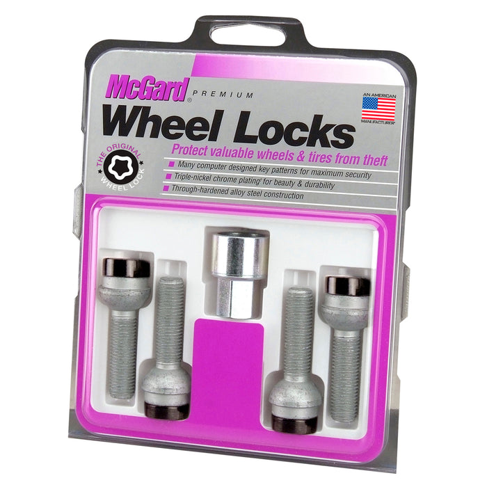McGard 28317 Radius Seat Style Wheel Lock Bolts-Black - Truck Part Superstore