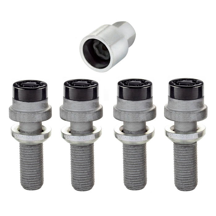 McGard 28332 Radius Seat Style Wheel Lock Bolts-Black - Truck Part Superstore