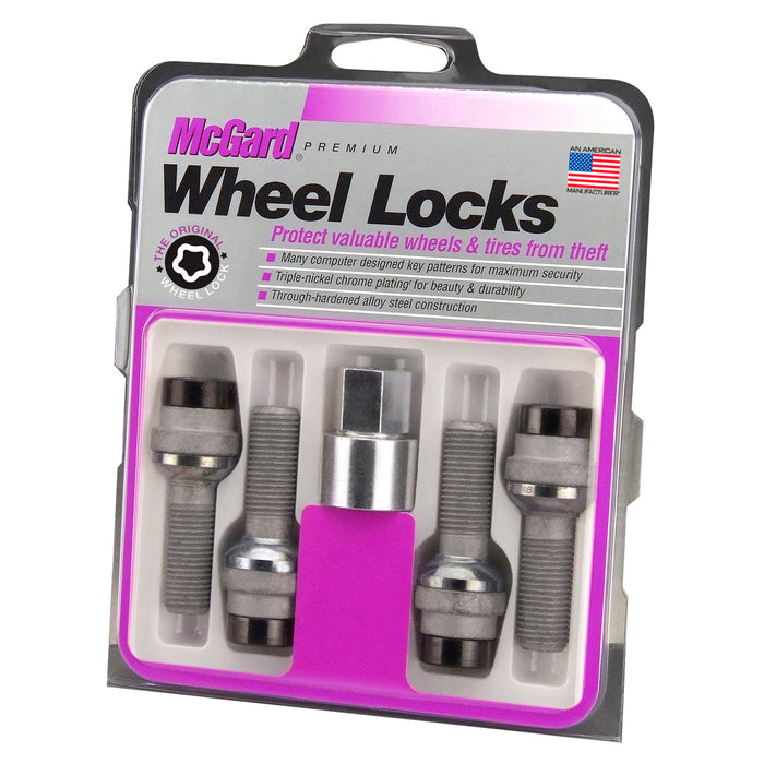McGard 28332 Radius Seat Style Wheel Lock Bolts-Black - Truck Part Superstore