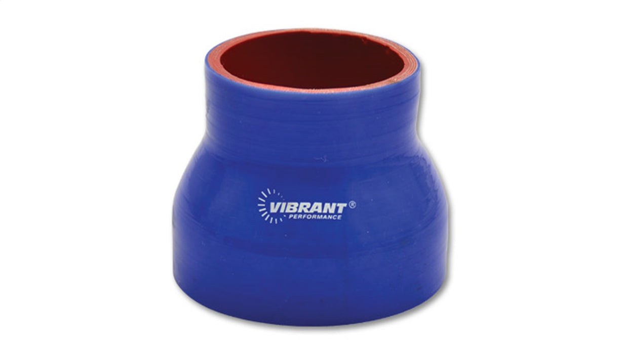 Vibrant Performance 2833B 4 Ply Reducer Coupling; 6.0 in. I.D. x 5.0 in. I.D. x 3.50 in. Long; Blue; - Truck Part Superstore