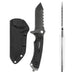 Smittybilt 2836 Survival Knife F.A.S.T. (Functional Agile Survival Trail) Knife 4 Inch Blade Black Smittybilt - Truck Part Superstore