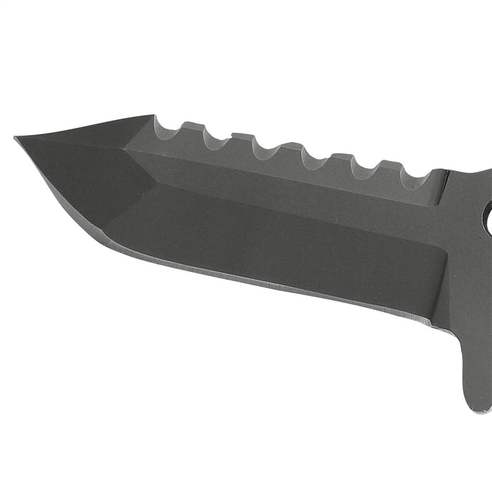 Smittybilt 2836 Survival Knife F.A.S.T. (Functional Agile Survival Trail) Knife 4 Inch Blade Black Smittybilt - Truck Part Superstore