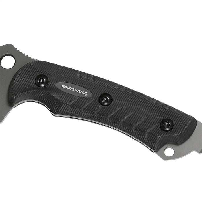 Smittybilt 2836 Survival Knife F.A.S.T. (Functional Agile Survival Trail) Knife 4 Inch Blade Black Smittybilt - Truck Part Superstore