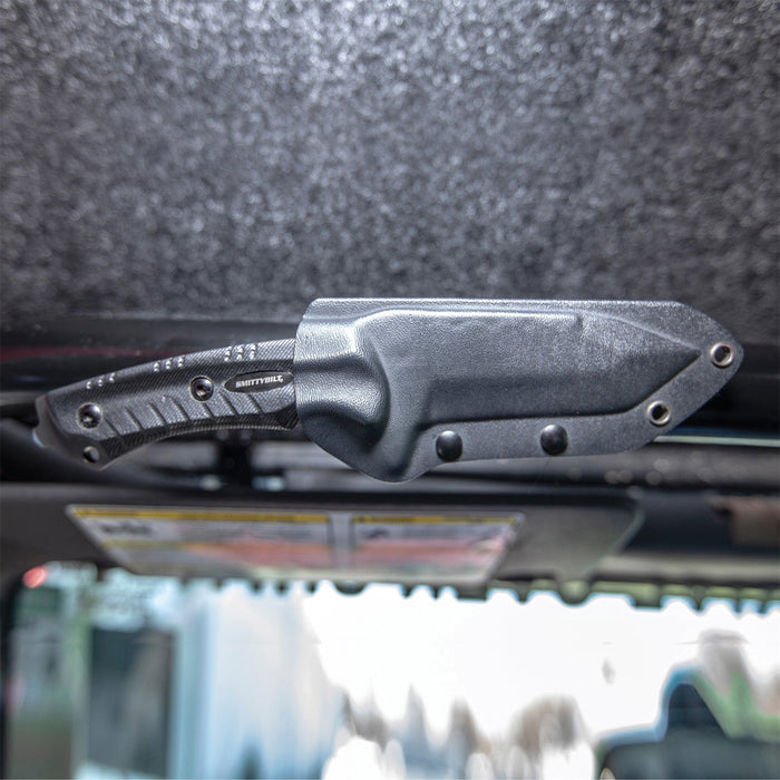 Smittybilt 2836 Survival Knife F.A.S.T. (Functional Agile Survival Trail) Knife 4 Inch Blade Black Smittybilt - Truck Part Superstore
