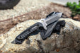Smittybilt 2836 Survival Knife F.A.S.T. (Functional Agile Survival Trail) Knife 4 Inch Blade Black Smittybilt - Truck Part Superstore