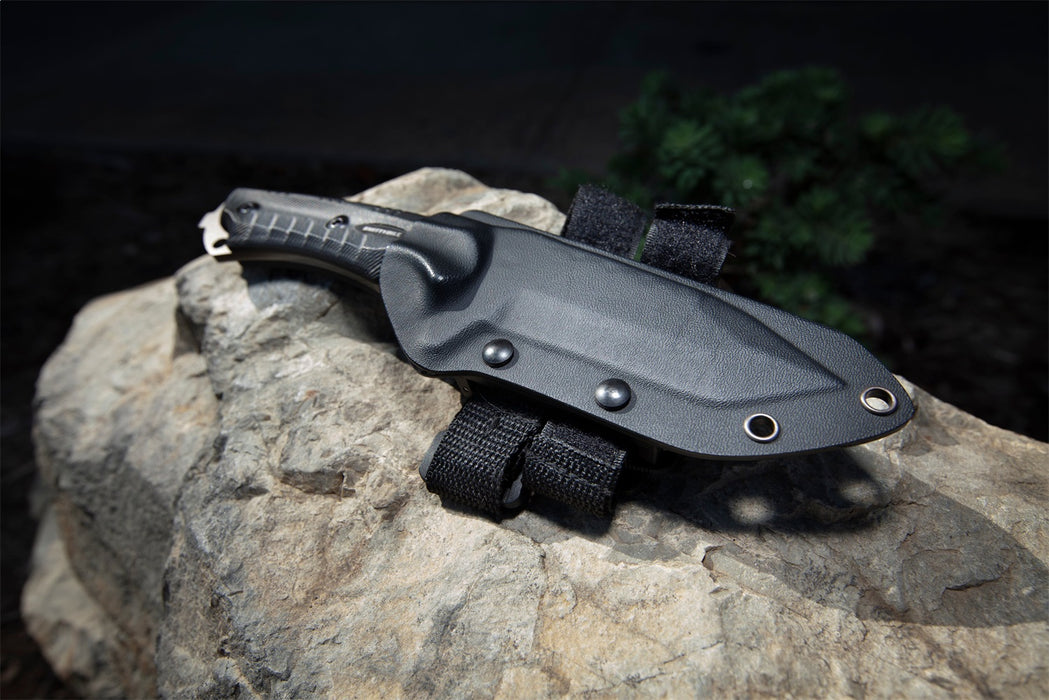 Smittybilt 2836 Survival Knife F.A.S.T. (Functional Agile Survival Trail) Knife 4 Inch Blade Black Smittybilt - Truck Part Superstore