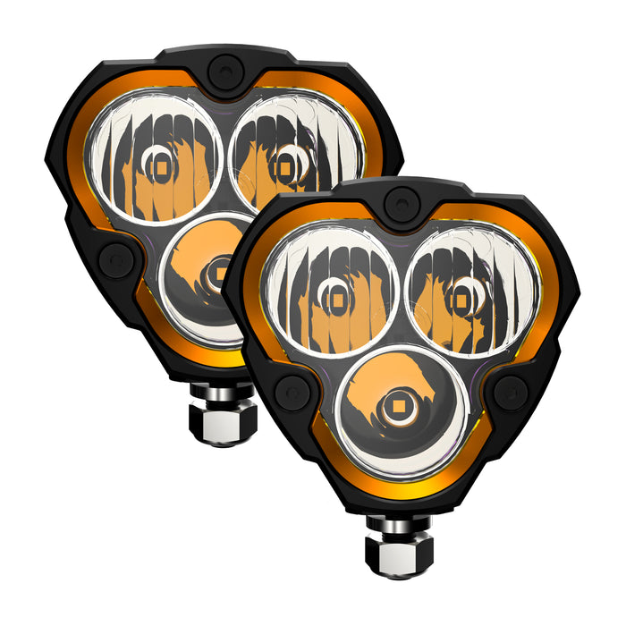 KC HiLiTES 283 KC FLEX ERA 3 LED 3.5in Combo 2-Light System Universal - Truck Part Superstore