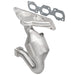 MagnaFlow Exhaust Products 49941 Catalytic Converter with Integrated Exhaust Manifold - Truck Part Superstore