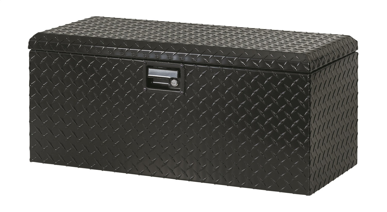 Lund 288271BK Aluminum Storage Box; L 32 in. x W 12 in. x H 13.5 in.; Flush Mount; Black; - Truck Part Superstore