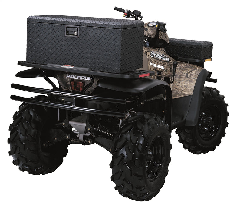 Lund 288271BK Aluminum Storage Box; L 32 in. x W 12 in. x H 13.5 in.; Flush Mount; Black; - Truck Part Superstore