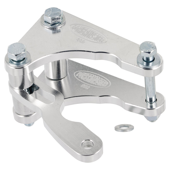 Powermaster Performance 2882 Snug Mount Bracket; Fits w/Offset Mount Ear; Polished; - Truck Part Superstore