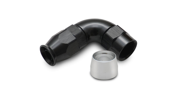 Vibrant Performance 28904 90 Degree Hose End Fitting; -4AN; for PTFE Lined Hose; - Truck Part Superstore