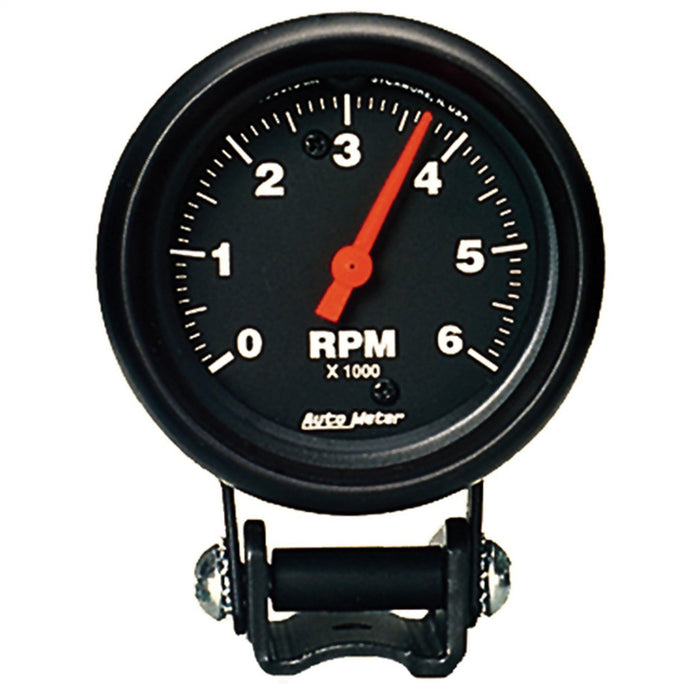 AutoMeter 2891 GAUGE; TACHOMETER; 2 5/8in.; 6K RPM; PEDESTAL; Z-SERIES - Truck Part Superstore