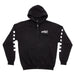 Edelbrock 289313 SWEATSHIRT; ZIP HOODIE CHECKERED PAST BLACK (XL) - Truck Part Superstore