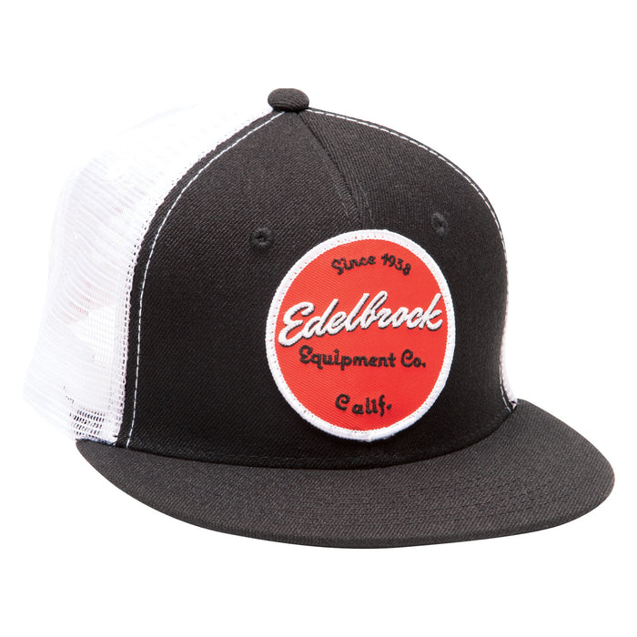 Edelbrock 289625 The Edelbrock Power Speed Hat, 100% cotton, Red, One Size fits all - Truck Part Superstore