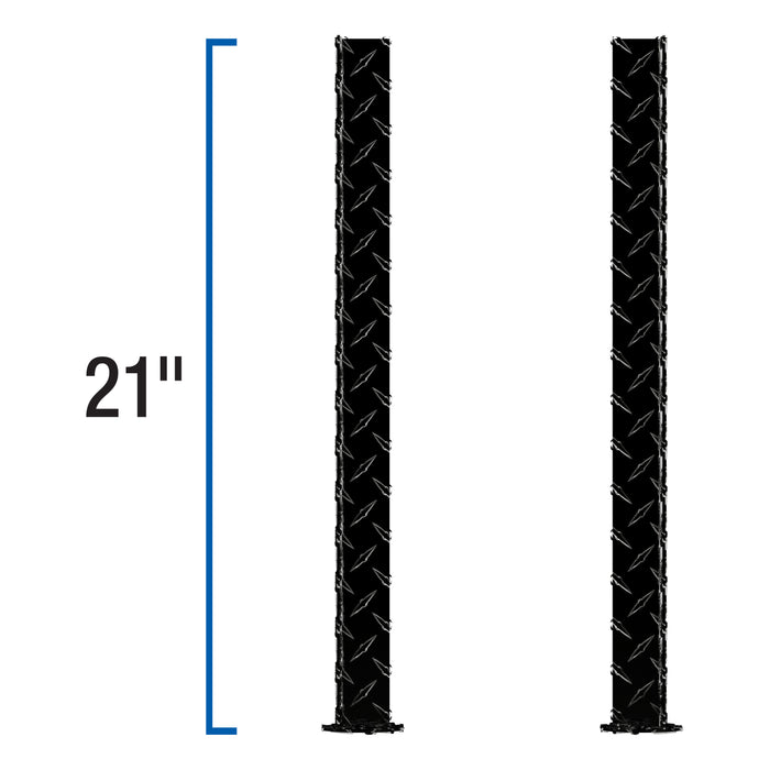 UWS SM-LEGS-BLK UWS SM-LEGS-BLK Replacement Truck Side Tool Box Leg - Truck Part Superstore