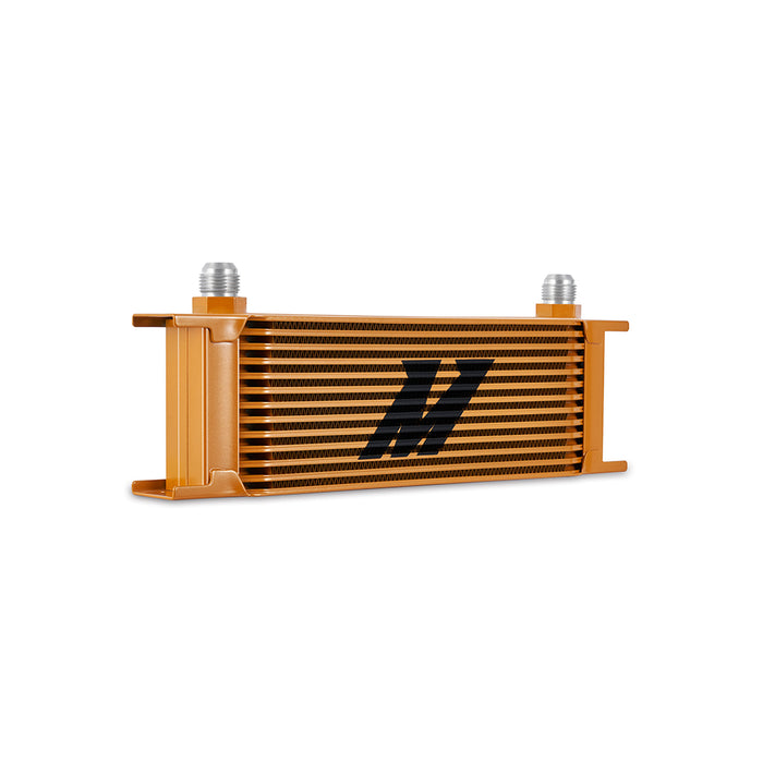 Mishimoto MMOC-13GD Universal 13-Row Oil Cooler, Gold - Truck Part Superstore