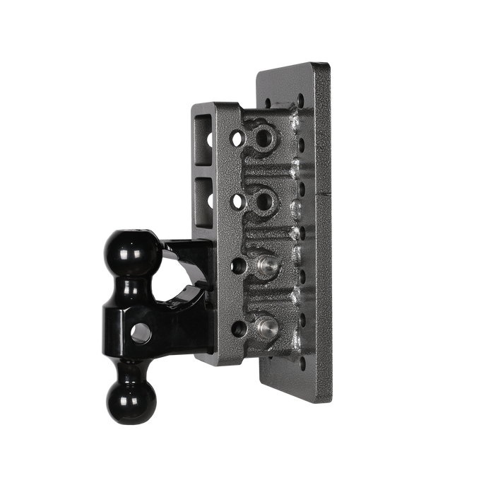 GEN-Y Hitch GH-124 MEGA-DUTY 2" Bolt-On 7.5" Drop 2K TW 16K Hitch with Dual-Ball & Pintle Lock - Truck Part Superstore
