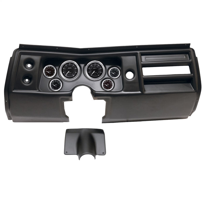 AutoMeter 2901-04 DIRECT FIT DASH KIT; (3 3/8in. X2; 2 1/16in. X4); CHEVY CHEVELLE NO VENT 68; CHR - Truck Part Superstore