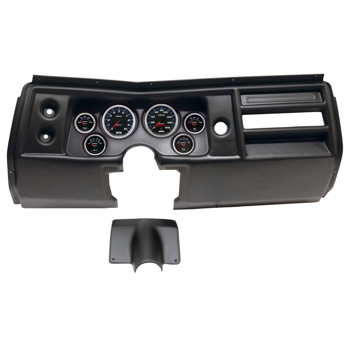 AutoMeter 2901-05 DIRECT FIT DASH KIT; (3 3/8in. X2; 2 1/16in. X4); CHEVY CHEVELLE NO VENT 68; COB - Truck Part Superstore