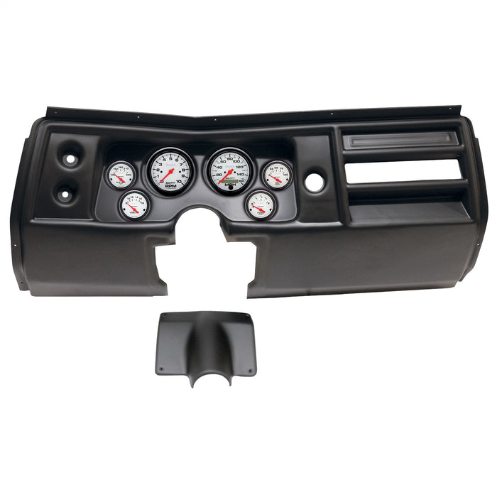 AutoMeter 2901-09 DIRECT FIT DASH KIT; (3 3/8in. X2; 2 1/16in. X4); CHEVY CHEVELLE NO VENT 68; PHA - Truck Part Superstore