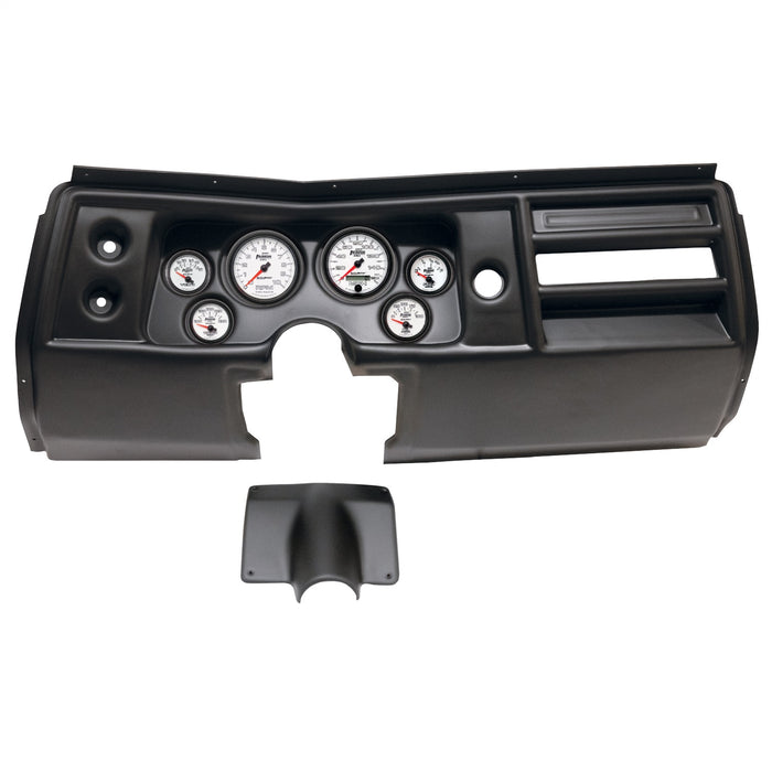 AutoMeter 2901-10 DIRECT FIT DASH KIT; (3 3/8in. X2; 2 1/16in. X4); CHEVY CHEVELLE NO VENT 68; PHA - Truck Part Superstore
