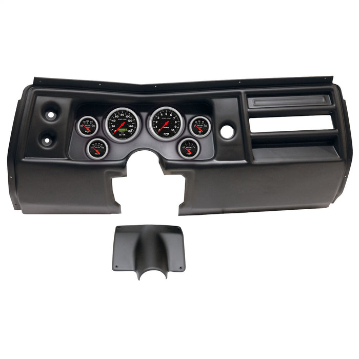 AutoMeter 2901-11 DIRECT FIT DASH KIT; (3 3/8in. X2; 2 1/16in. X4); CHEVY CHEVELLE NO VENT 68; SPO - Truck Part Superstore