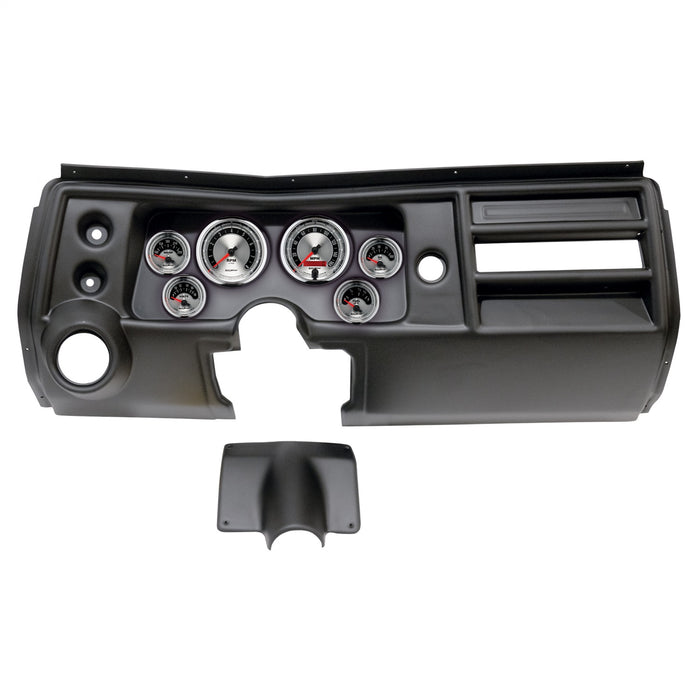 AutoMeter 2902-01 DIRECT FIT DASH KIT; (3 3/8in. X2; 2 1/16in. X4); CHEVY CHEVELLE VENT 68; AMERIC - Truck Part Superstore