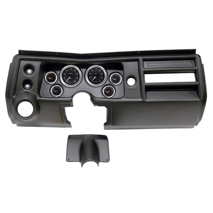 AutoMeter 2902-04 DIRECT FIT DASH KIT; (3 3/8in. X2; 2 1/16in. X4); CHEVY CHEVELLE VENT 68; CHRONO - Truck Part Superstore